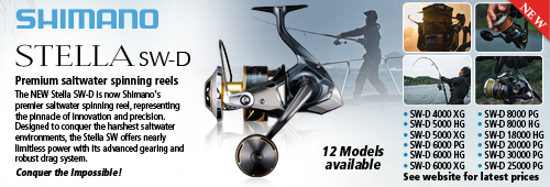 Shimano Stella SW-D Premium Saltwater Spinning Reels
