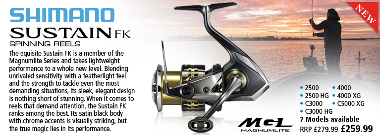 Shimano Sustain FK Spinning Reels