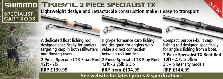 Shimano Tribal Specialist TX Carp / Tench 2 Piece Rods