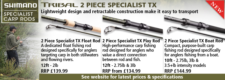 Shimano Tribal Specialist TX Carp / Tench 2 Piece Rods