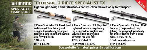 Shimano Tribal Specialist TX Carp / Tench 2 Piece Rods