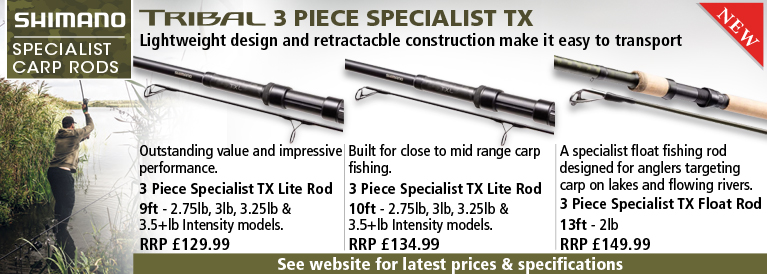 Shimano Tribal Specialist TX Carp / Tench 2 Piece Rods