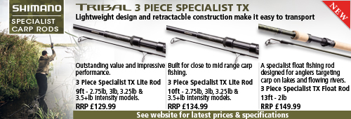 Shimano Tribal Specialist TX Carp / Tench 2 Piece Rods