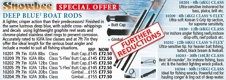 Snowbee Deep Blue2 Boat Rods