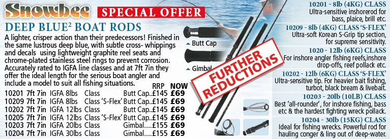 Snowbee Deep Blue2 Boat Rods