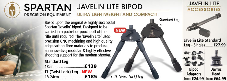 Spartan Precision Equipment Javelin Lite Bipods