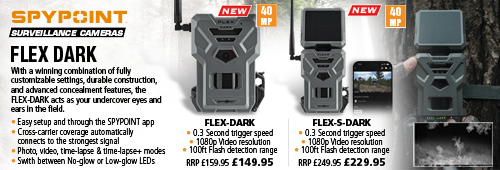 Spypoint Flex Dark and Flex S Dark Trail / Surveillance Cameras