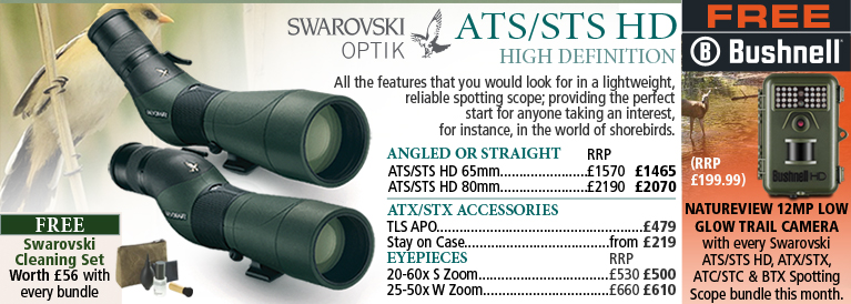 Swarovski ATS & STC Spotting Scopes with FREE Bushnell Trail Camera