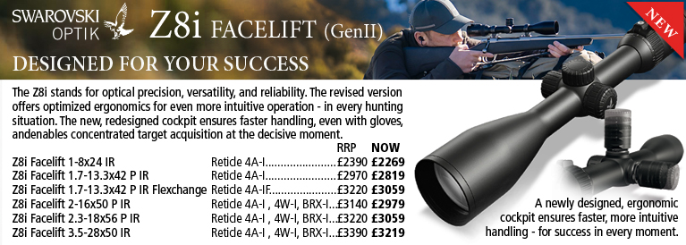 Swarovski Z8i FACELIFT Riflescopes