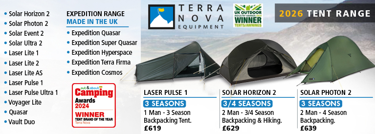 Terra Nova & Wild Country Tents Range