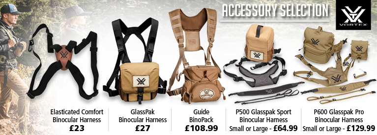 Vortex Binocular Harnesses and Packs