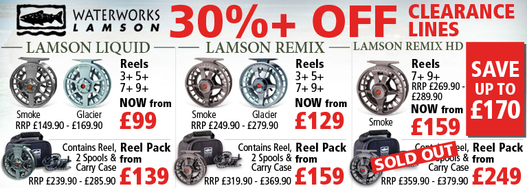 Waterworks Lamson Liquid, Remix, Remix HD Reels Clearance Offers