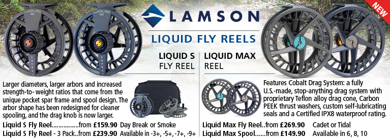 Waterworks Lamson Liquid S and Liquid Max Fly Reels