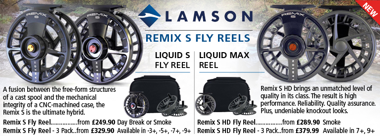 Waterworks Lamson Remix S and Remix S HD Fly Reels