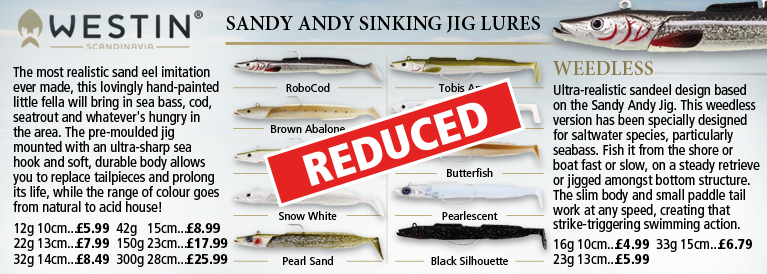 Westin Sandy Andy Sinking Jig Lures