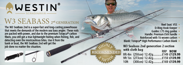 Westin W3 Seabass 2nd Generation Rods