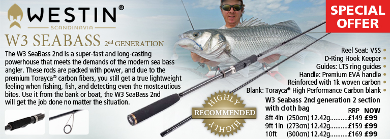 Westin W3 Seabass 2nd Generation Rods