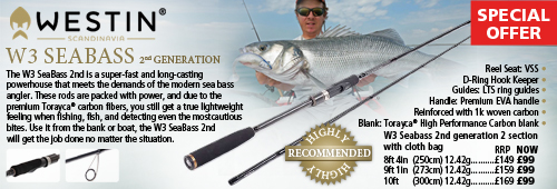 Westin W3 Seabass 2nd Generation Rods