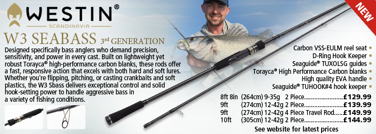 Westin W3 Seabass 3rd Generation Rods
