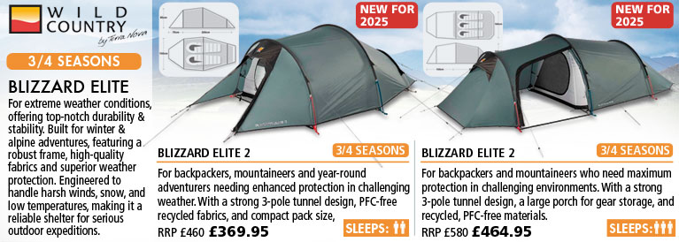 Wild Country Blizzard Elite Tent Series