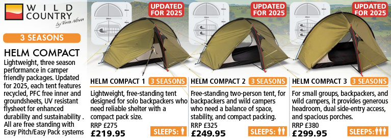 Wild Country Helm Compact Updated for 2025 Tents