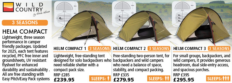 Wild Country Helm Compact Updated for 2025 Tents