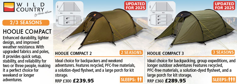 Wild Country Hoolie Compact Tent Series
