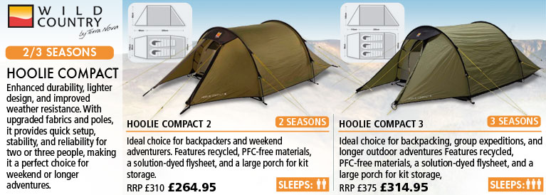 Wild Country Hoolie Compact Tent Series