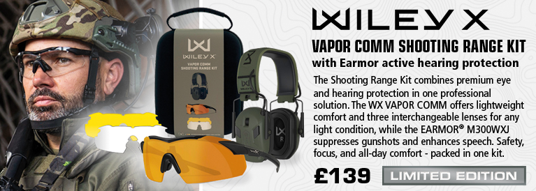 Wiley X Vapor Comm Shooting Range Kit