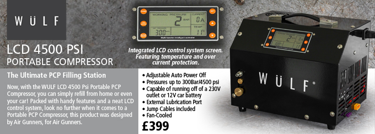 Wulf LCD 4500 PSI Portable Compressor