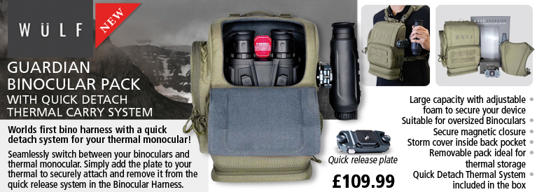 Wulf Guardian Binocular Pack with Quick Detach Thermal Carry System