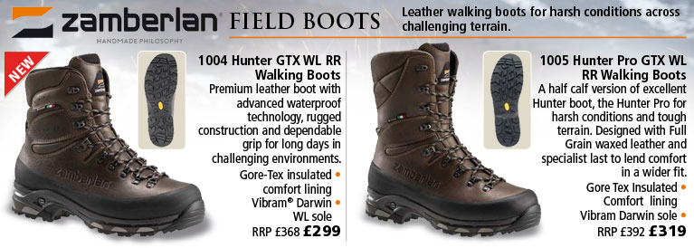 Zamberlan 1004 Hunter GTX WL RR, 1005 Hunter Pro GTX WL RR Walking Boots