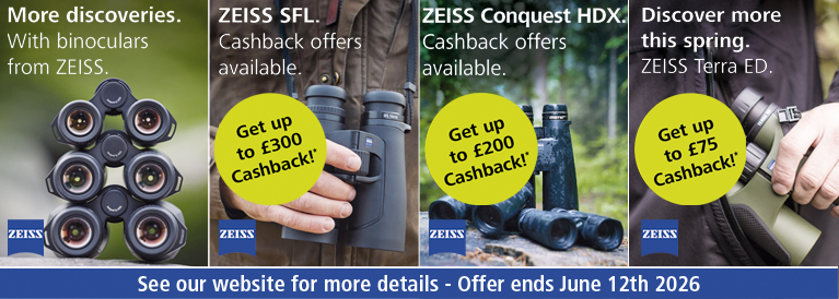 Zeiss Binocular Cash Back Offer SFL, Conquest HDX and Terra ED Binoculars