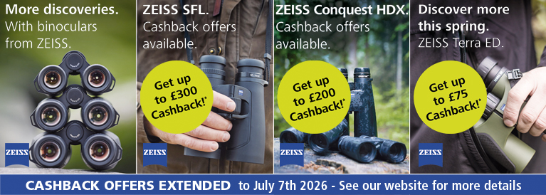Zeiss Binocular Cash Back Offer SFL, Conquest HDX and Terra ED Binoculars