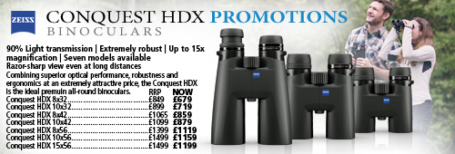 Zeiss Conquest HDX Binoculars Promotions Birding