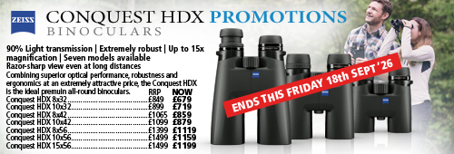 Zeiss Conquest HDX Binoculars Promotions Birding