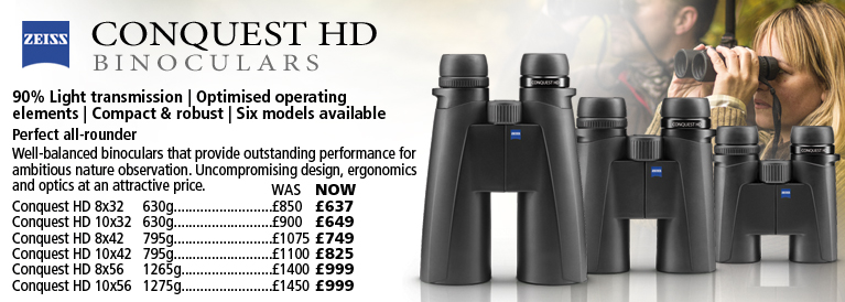 Zeiss Conquest HD Binoculars Birding