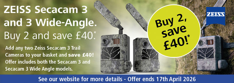 Zeiss Secacam 3 and Secacam 3 Wide Angle Trail camera Offer