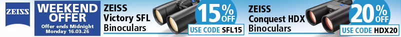 Zeiss SFL and HDX Binoculars Weekend Offers