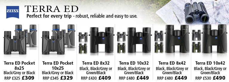 Zeiss Terra ED Binocular Range