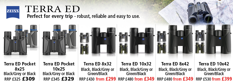 Zeiss Terra ED Binocular Range