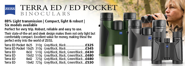 Zeiss Terra ED and Terra ED Pocket Binoculars Birding