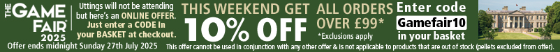 CLA Game Fair 2025 Show Offer 10 Percent Off