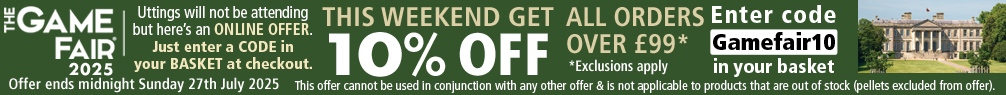 CLA Game Fair 2025 Show Offer 10 Percent Off