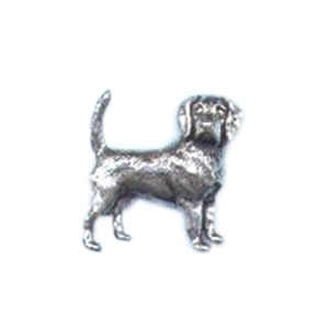 Image of A R Brown Beagle Pewter Pin Badge