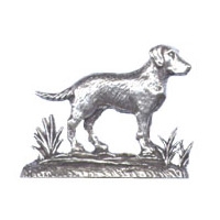 Image of A R Brown Labrador Pewter Sculpture