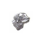 Image of A R Brown Labradors Head Pewter Pin Badge