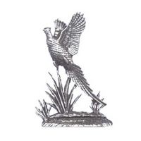 Image of A R Brown Pheasant Pewter Sculpture
