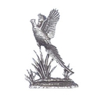 Image of A R Brown Pheasant Pewter Sculpture