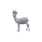 Image of A R Brown Roebuck Pewter Pin Badge
